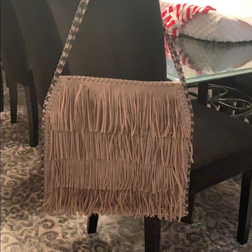 Boston Proper Fringe Pocketbook